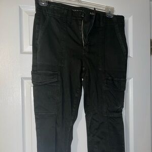 American Eagle Green Jegging Cargo Pants